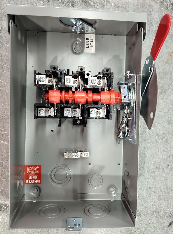 GAKR3-60A Disconnect Switch Box Non-Fusible,Indoor&Outdoor,Meeting NEMA 3R Standards,Galvanized Steel，Anti Corrosion and Rust Prevention