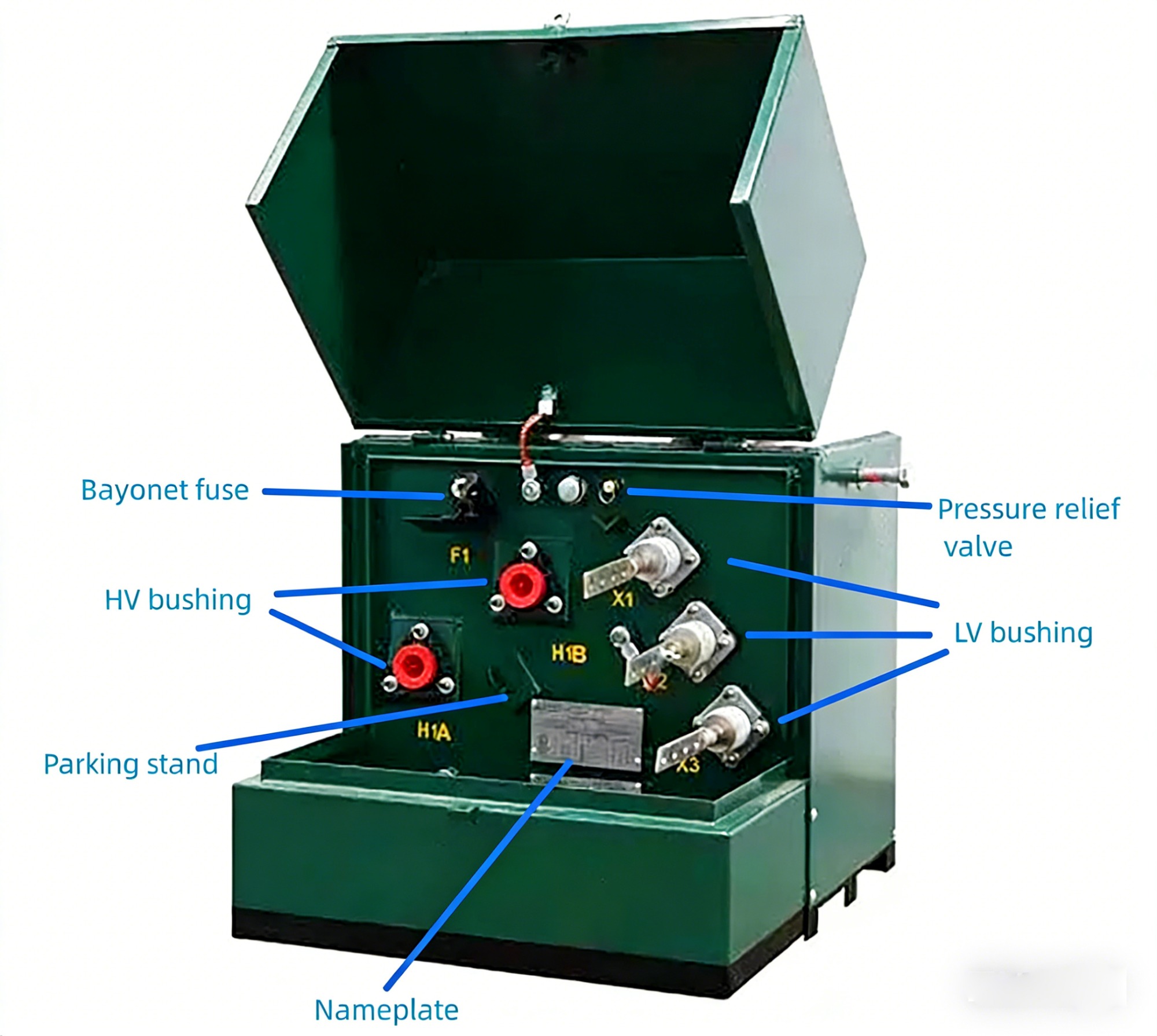 oil immersed pad-mounted transformer