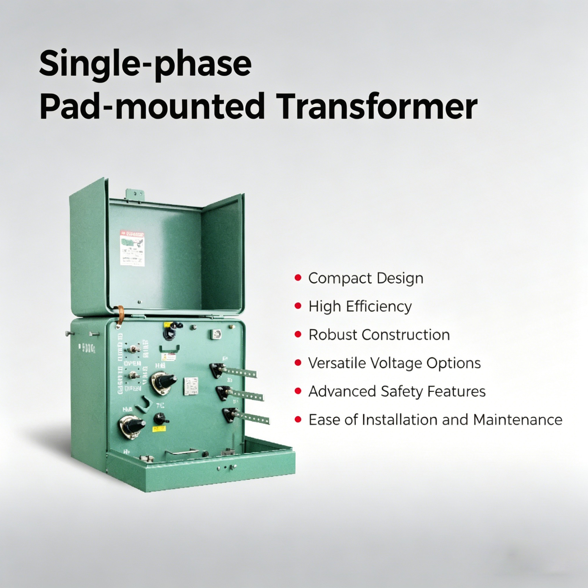 single-phase pad-mounted transformer