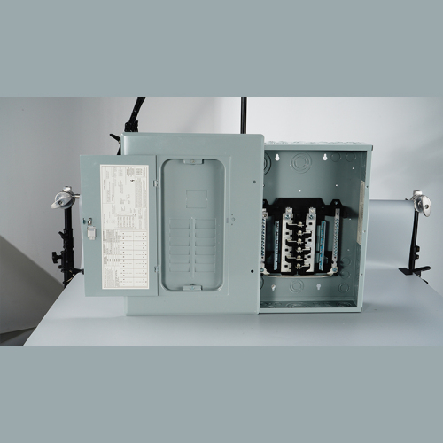 GE TLM-1212CU 125A Load Center Panel - 12-Circuit Main Lug, ANSI Certified, NEMA 1 Enclosure, 120/240V AC, Copper Bus, UL Listed