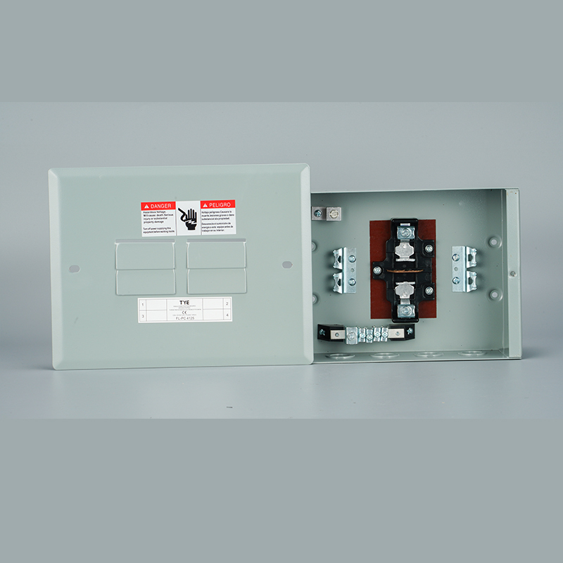 TYE-4WAY 4-Circuit Load Center | 120/240V 1P3W | Plug-In Breaker Design | Modular Steel Enclosure