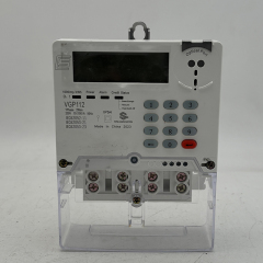 Factory OEM VGP112 STS Standard Keypad Prepaid Energy Meter, Single Phase 2 Wire 10(100)A 230V LCD Display IP54 Prepayment Watt Hour Meter With Anti-tamper Terminal Cover