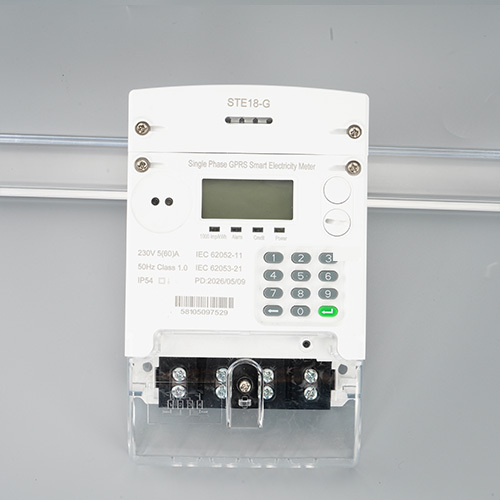 STE18-G Split STS GPRS Smart Prepaid Energy Meter Single Phase 5(80)A Remote Recharge Token Kwh Meter With Separate CIU For Africa Power Project