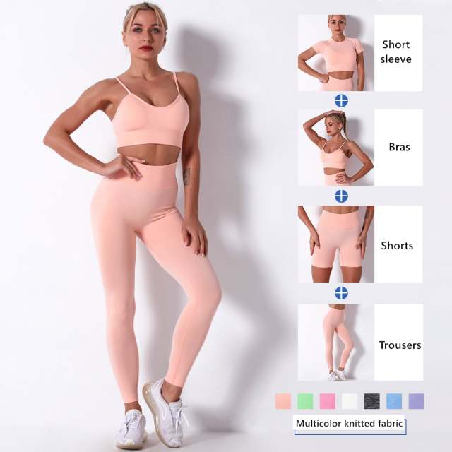 Yoga 4 pieces suit