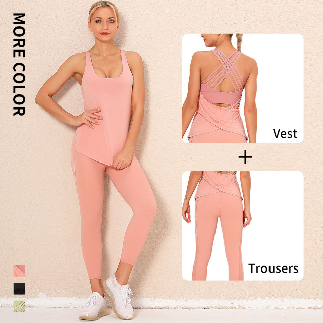 Yoga 2 pieces suit