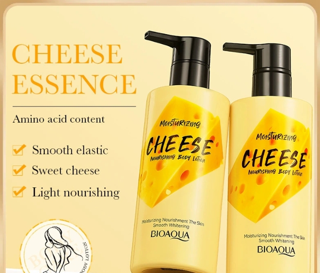 Whitening BIOAOUA Cheese Moisturizing Nourishing Body Lotion, hydrating and moisturizing all over with a lingering fragrance, wholesale body lotion