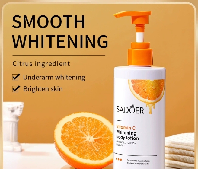 Moisturizing and whitening vitamin C body lotion, hydrating and moisturizing with a pleasant scent for the whole body, body lotion wholesale
