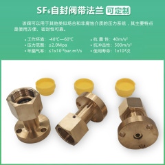 自封阀带法兰
