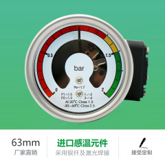 100mm轴向SF6密度继电器