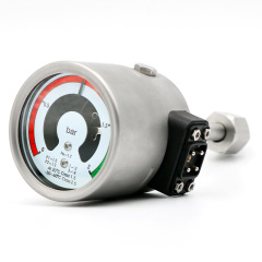 100mm轴向SF6密度继电器