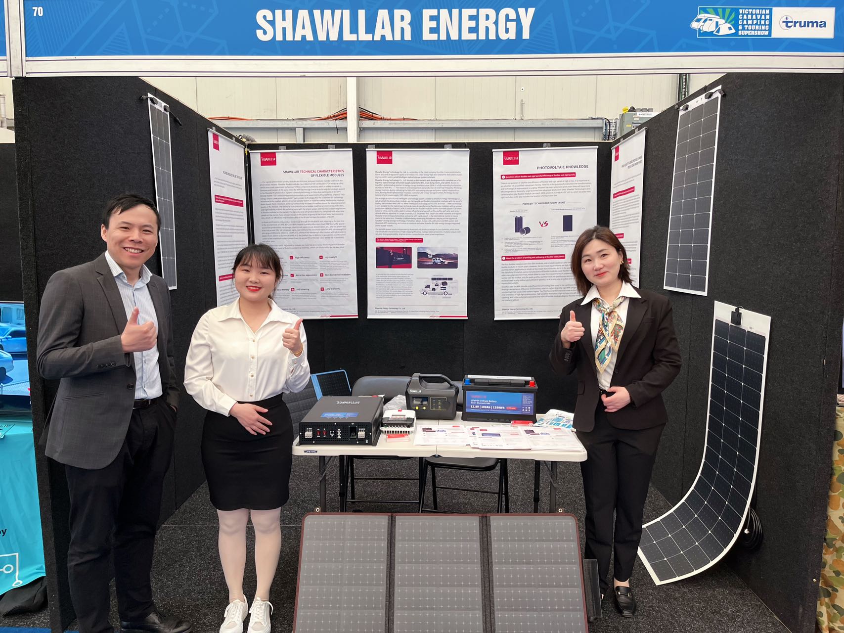 Shawllar Energy Impressed local visitors at  2023 Victorian Caravan, Camping & Touring Supershow in Melbourne