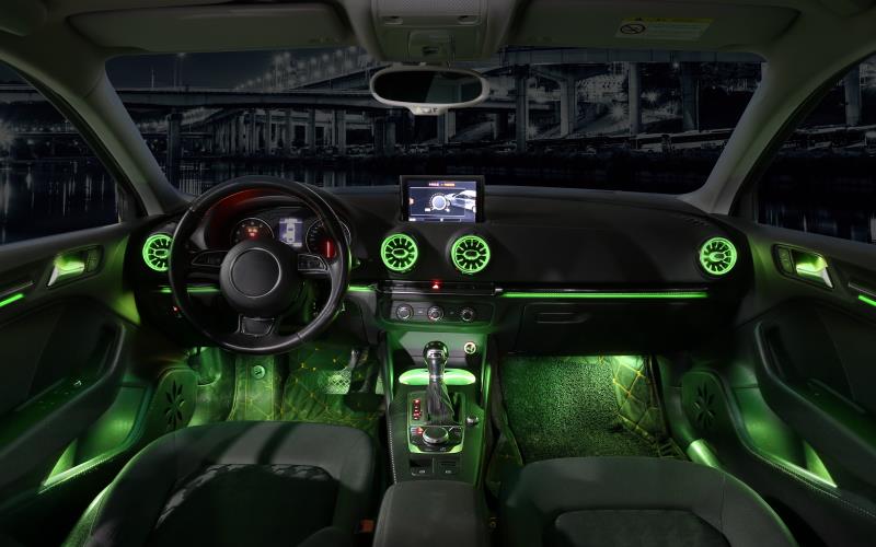 Sistema di illuminazione ambientale Audi A3