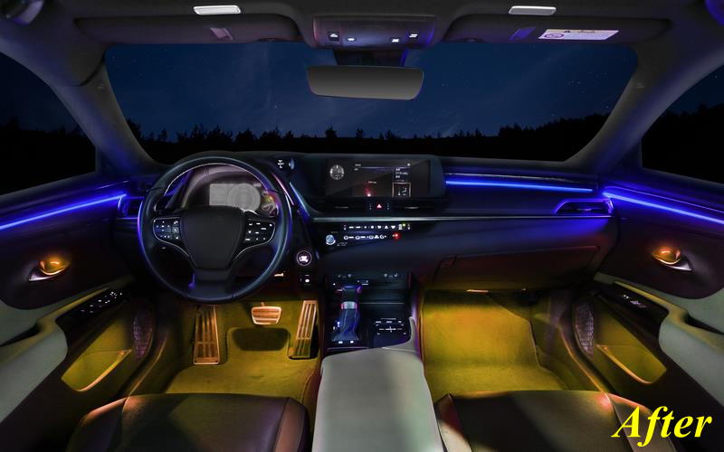 12vcar Lexus Es Interior Ambient Light System