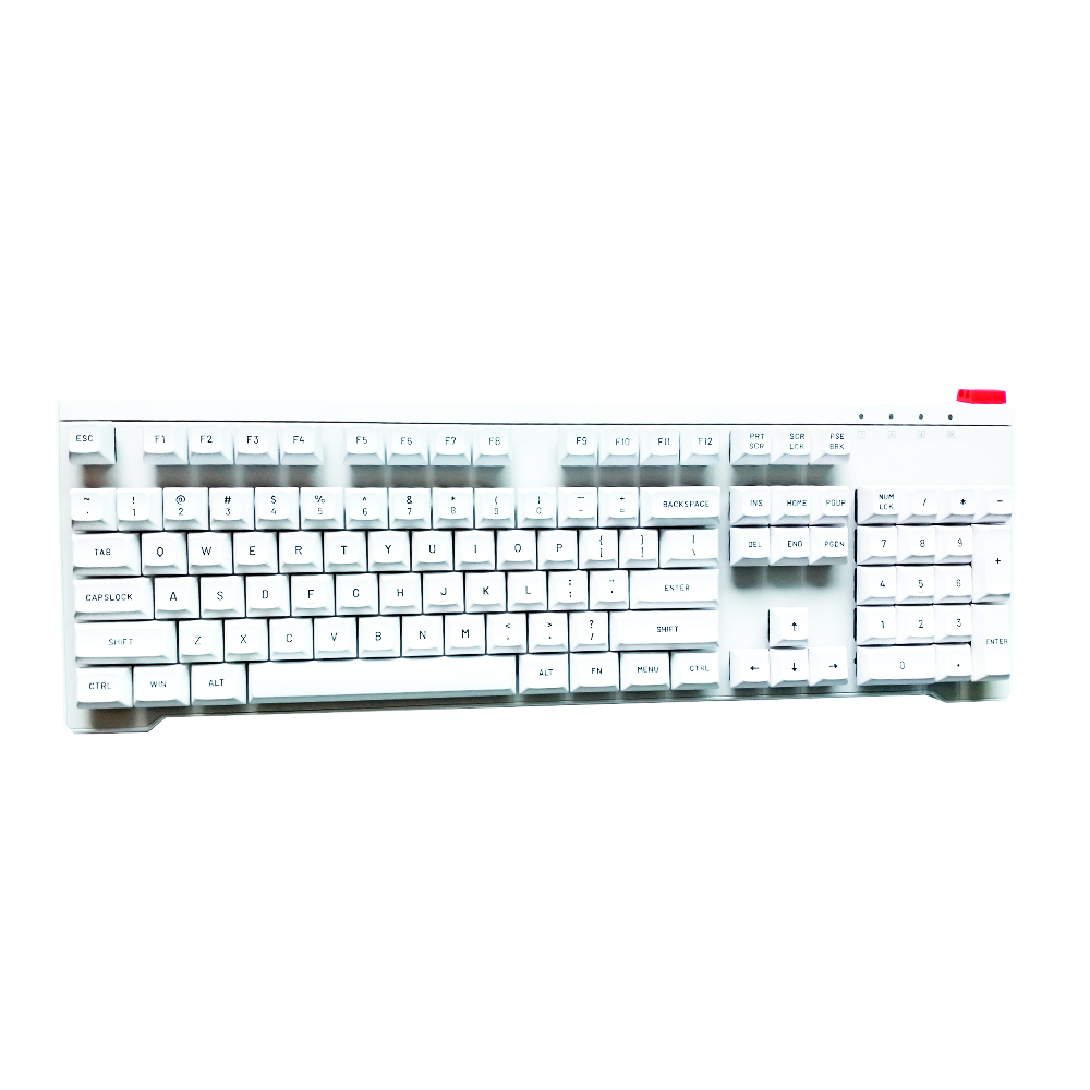 Tecsee  Customzied DIY Doubleshot White Mechanical Keyboard KeyCap For SP DSA