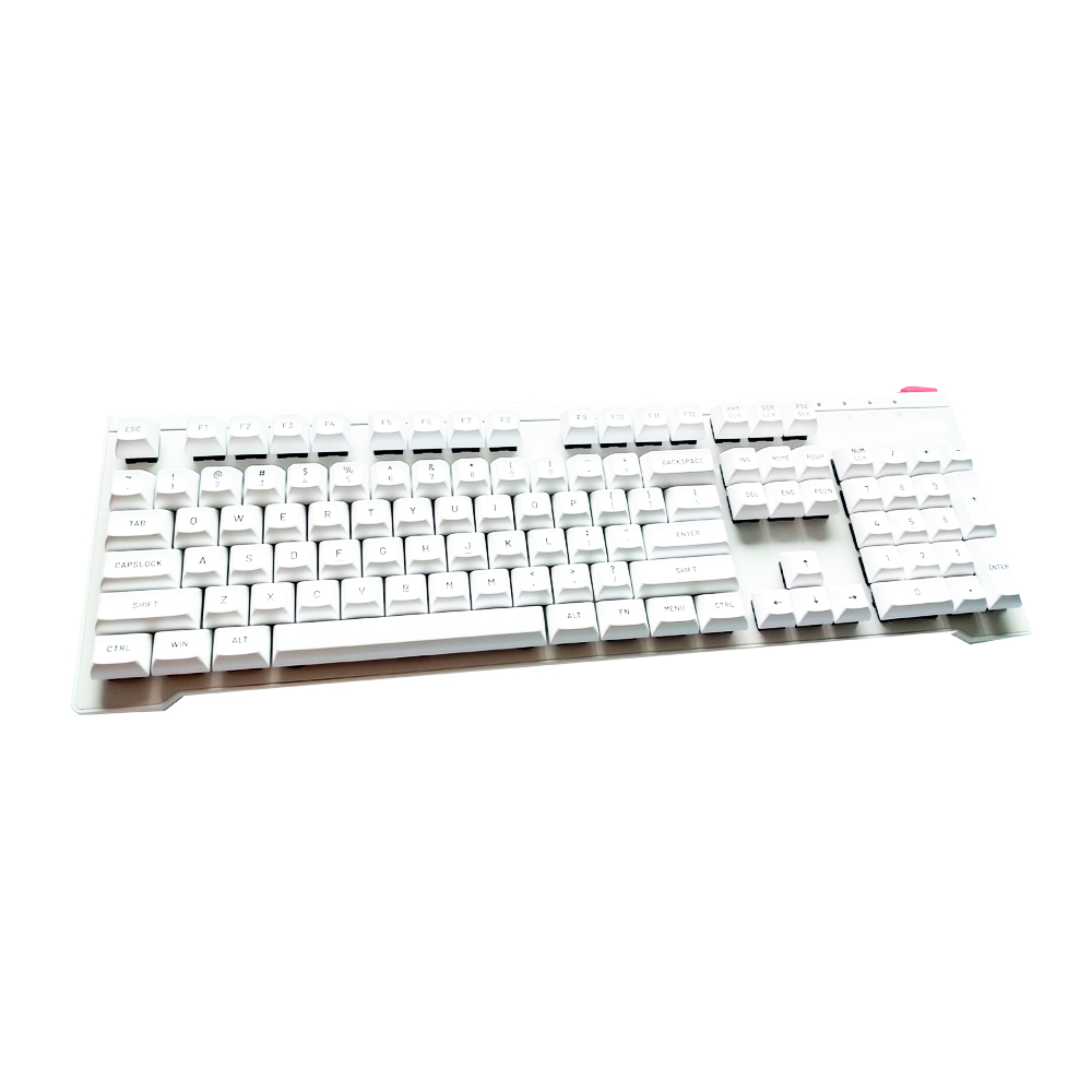 Tecsee  Customzied DIY Doubleshot White Mechanical Keyboard KeyCap For SP DSA