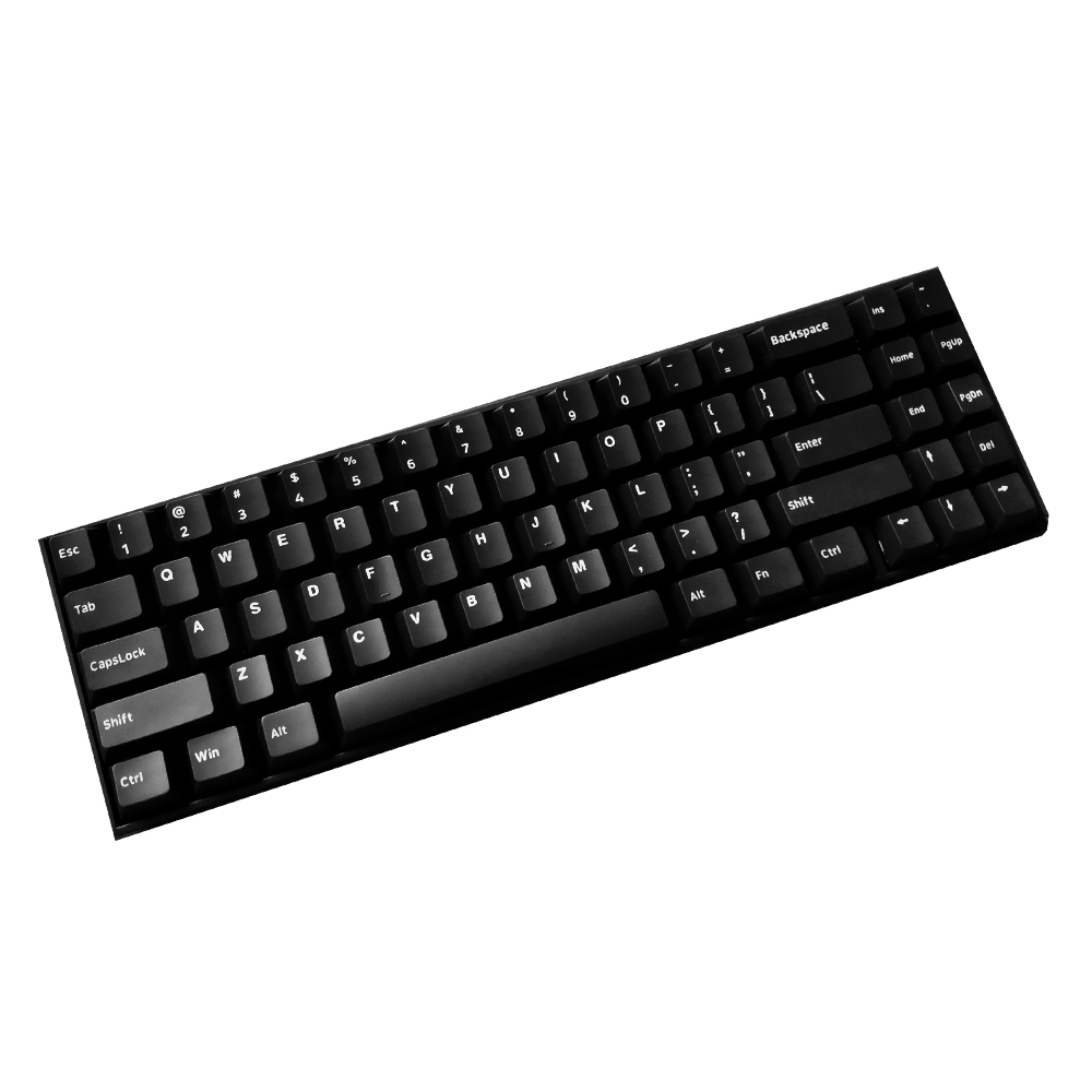 Tecsee  Customzied DIY Doubleshot Black Key Cap For Cherry mx Mechanical Keyboard