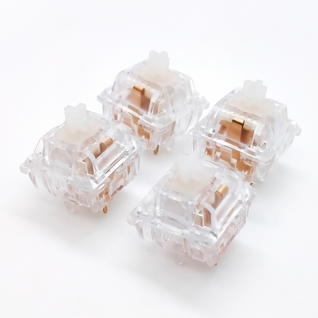 TECSEE Clear PC Housing UPE Stem Swicthes