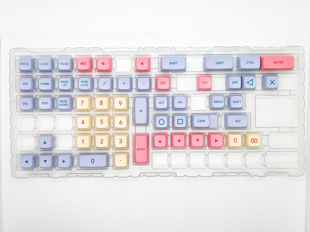 Tecsee DYI Sub  XDA Keycap Cotton Candy In Stock