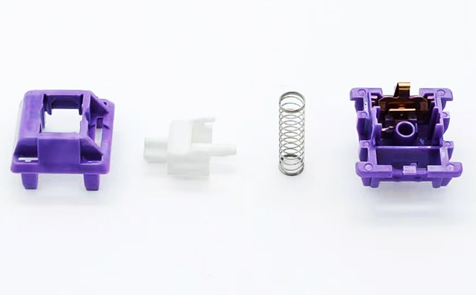 TECSEE Purple Panda Mechanical Keyboard Switch