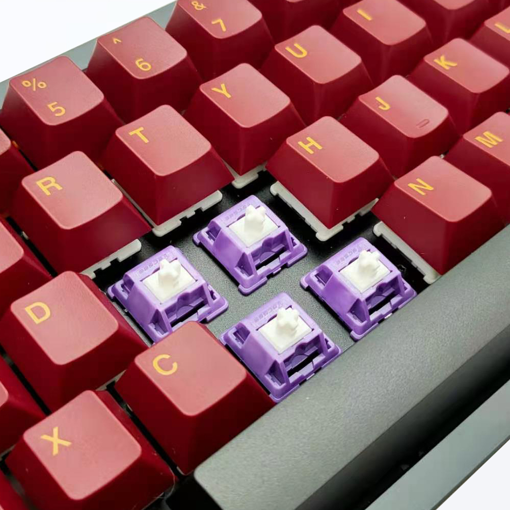 TECSEE Purple Panda Mechanical Keyboard Switch
