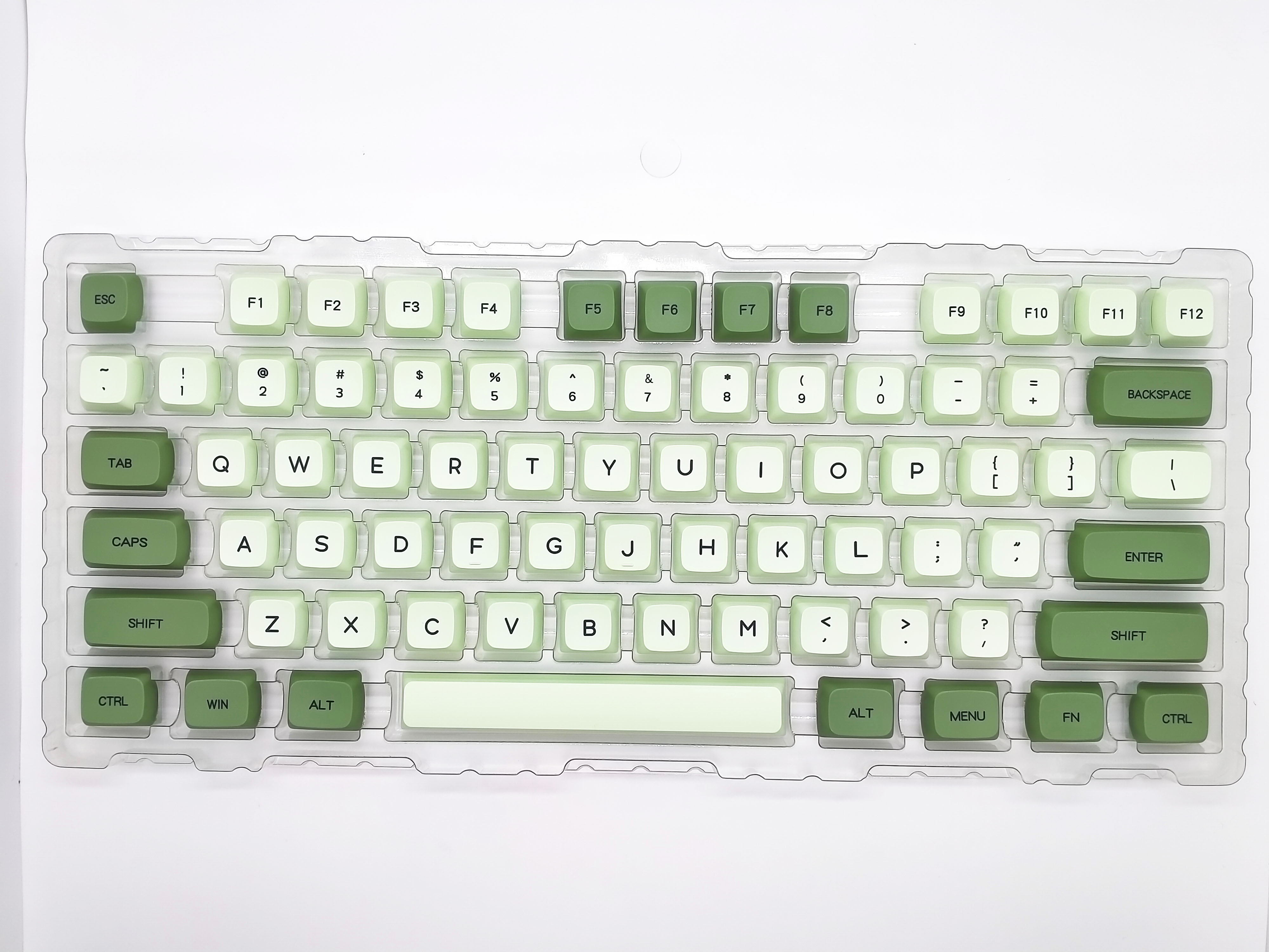 Tecsee DIY Sub  XDA Mechanical Keyboard Keycap Matcha In Stock