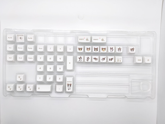 Tecsee DYI Sub  XDA Keycap White In Stock
