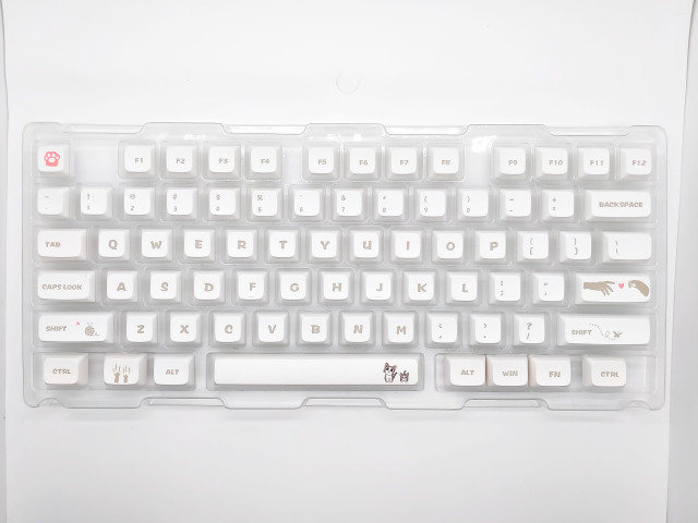 Tecsee DYI Sub  XDA Keycap White In Stock