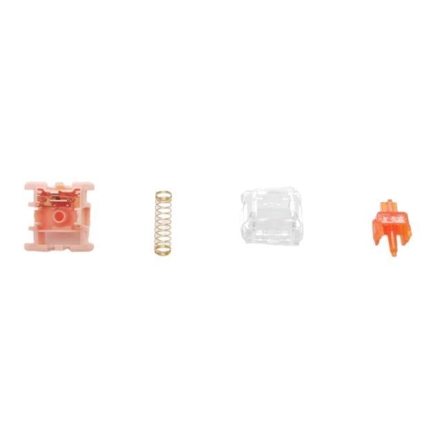 Tecsee Coral Switch Nylon Top PME Bottom Hosuing Tactile Stem 68g Gold Standard Spring for Gaming Mechanical Keyboard