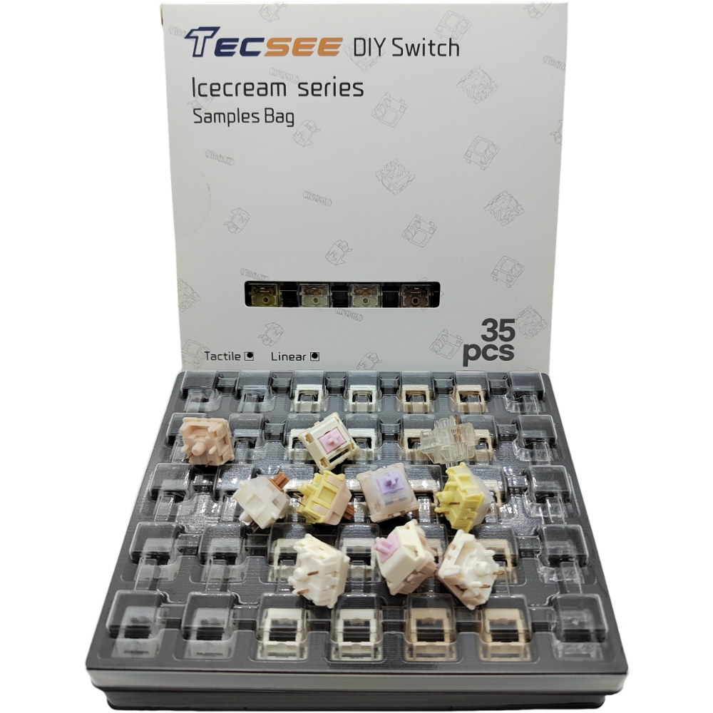 Tecsee 35pcs DIY IceCream Series DIY Mechanical Keyboard Switches