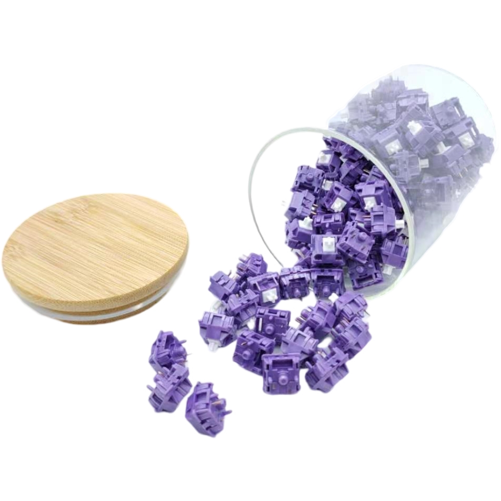 TECSEE Purple Panda Mechanical Keyboard Switch