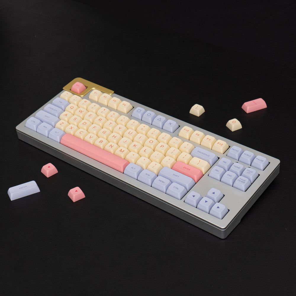 Tecsee DYI Sub  XDA Mechanical Keyboard Keycap Cotton Candy In Stock
