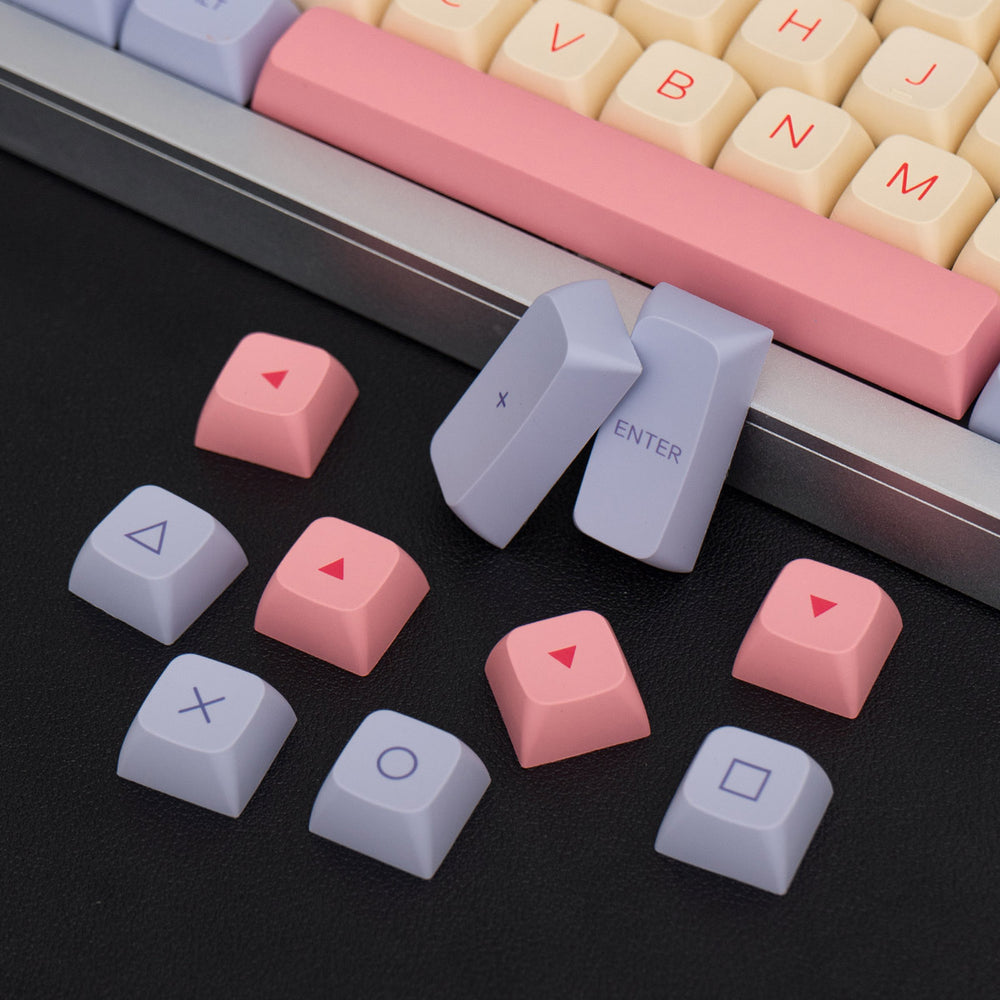 Tecsee DYI Sub  XDA Mechanical Keyboard Keycap Cotton Candy In Stock