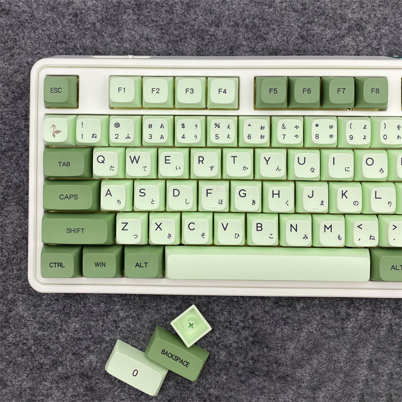 Tecsee DIY Sub  XDA Mechanical Keyboard Keycap Matcha In Stock