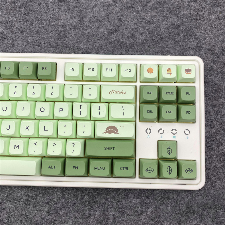 Tecsee DIY Sub  XDA Mechanical Keyboard Keycap Matcha In Stock
