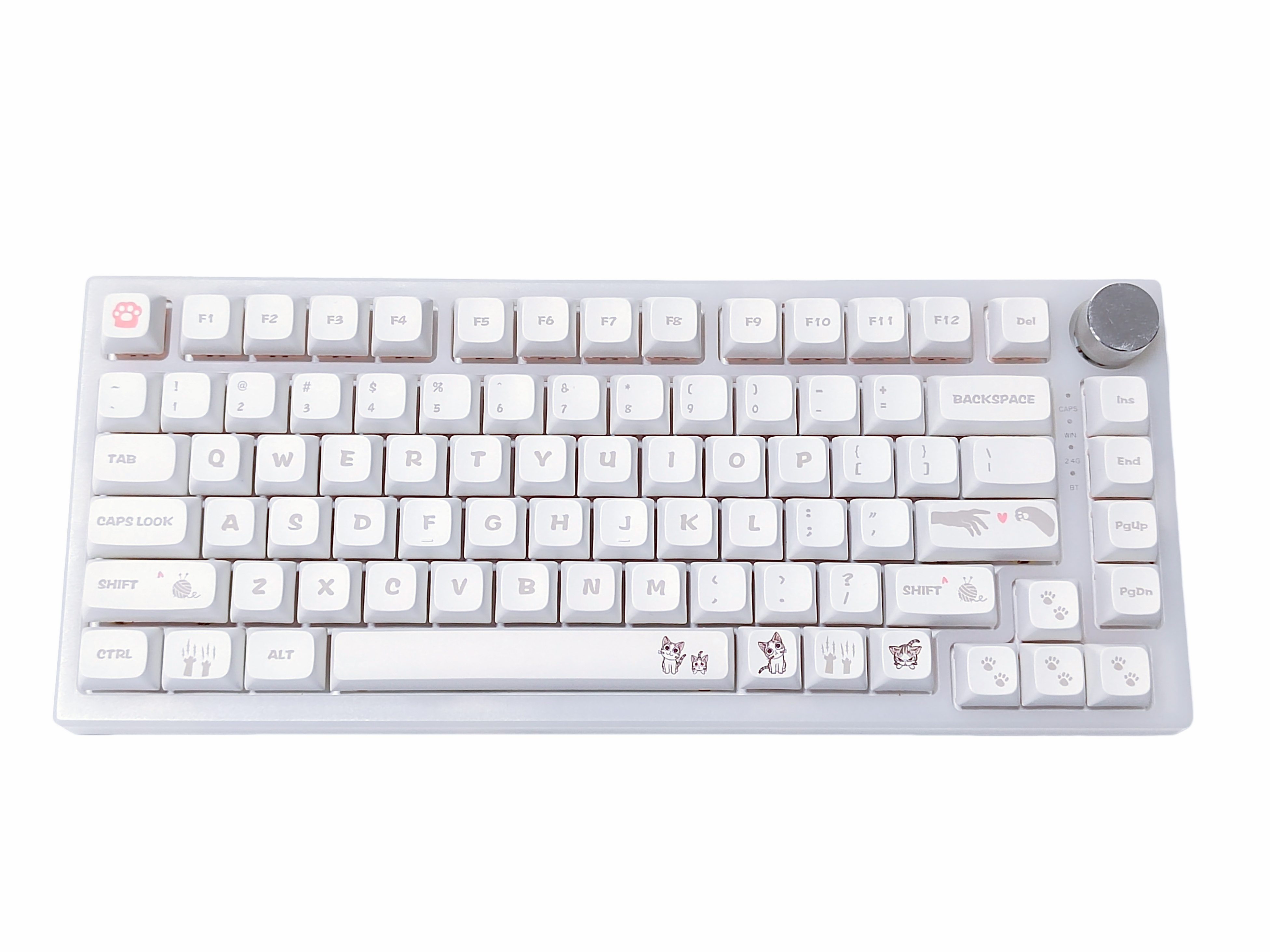 Tecsee DIY Sub XDA Mechanical Keyboard Keycaps White In Stock