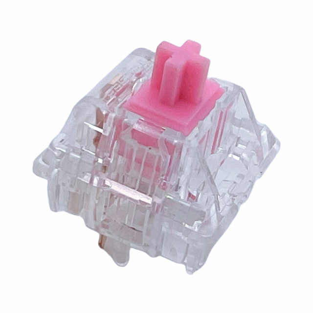 Tecsee Honey Peach POM Linear Stem Metal Pole Switches