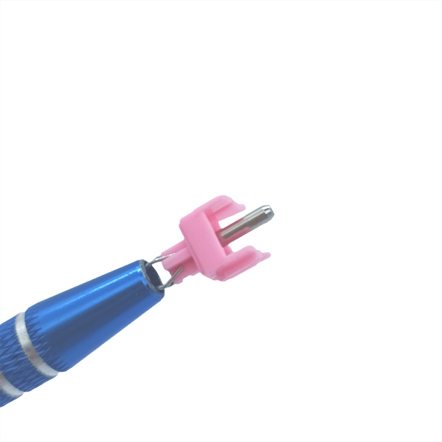 Tecsee Honey Peach POM Linear Stem Metal Pole Switches