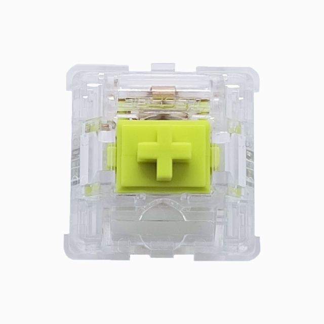 Tecsee Crystal Lemon POM Tactile Stem Metal Pole Switches