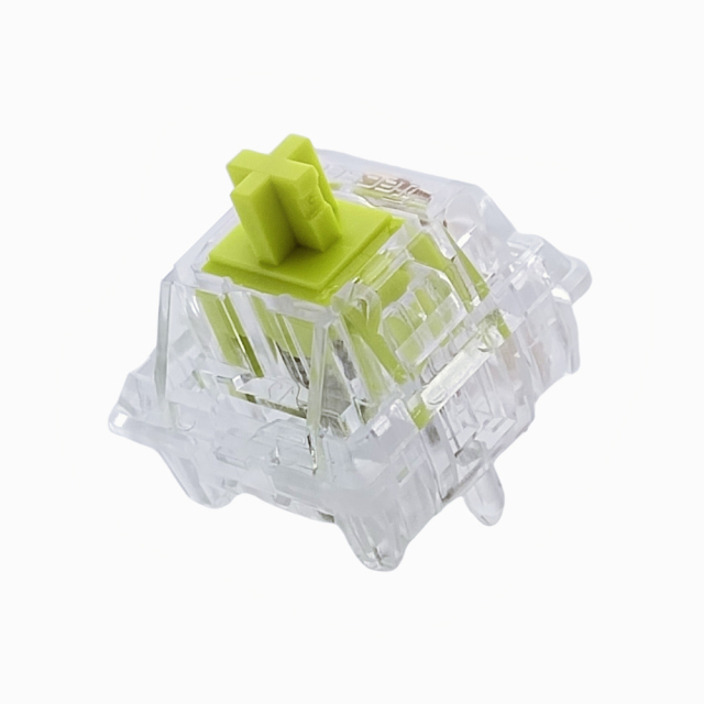 Tecsee Crystal Lemon POM Tactile Stem Metal Pole Switches