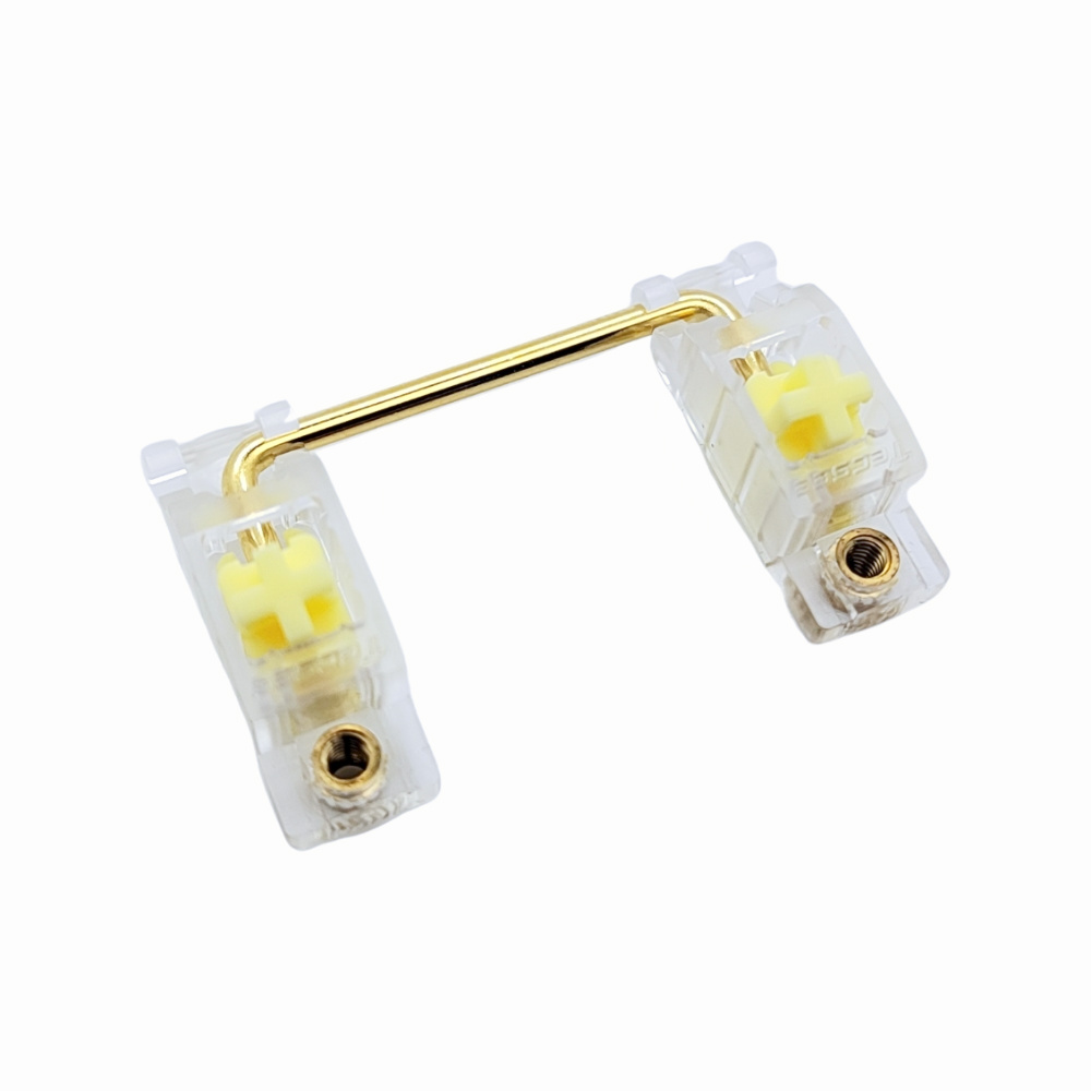 Tecsee V3 Clear Gold-plated/No-plated Mechanical Keyboard Satellite Axis