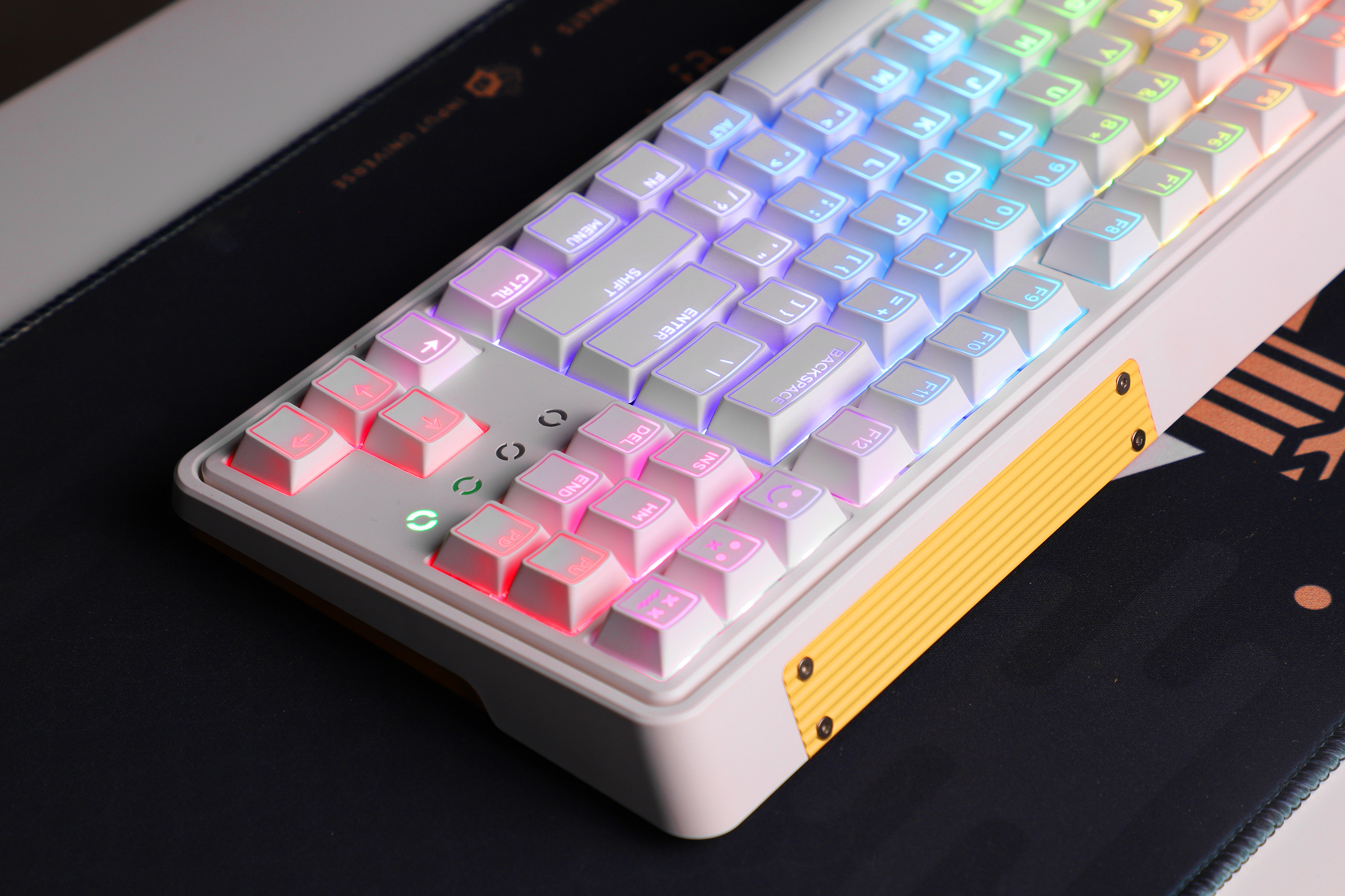 TECSEE Cherry Profile 142Keys  PBT Black/White Keycaps for Mx Hot Swap Switches Mechanical Keyboard
