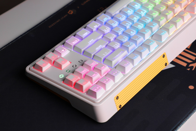 TECSEE Cherry Profile 142Keys  PBT Black/White Keycaps for Mx Hot Swap Switches Mechanical Keyboard