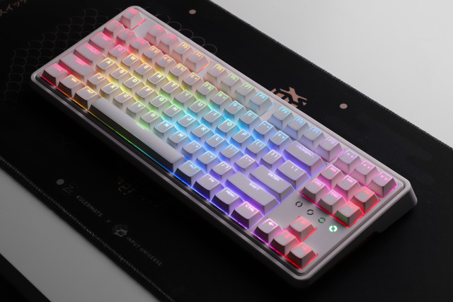 TECSEE Cherry Profile 142Keys  PBT Black/White Keycaps for Mx Hot Swap Switches Mechanical Keyboard