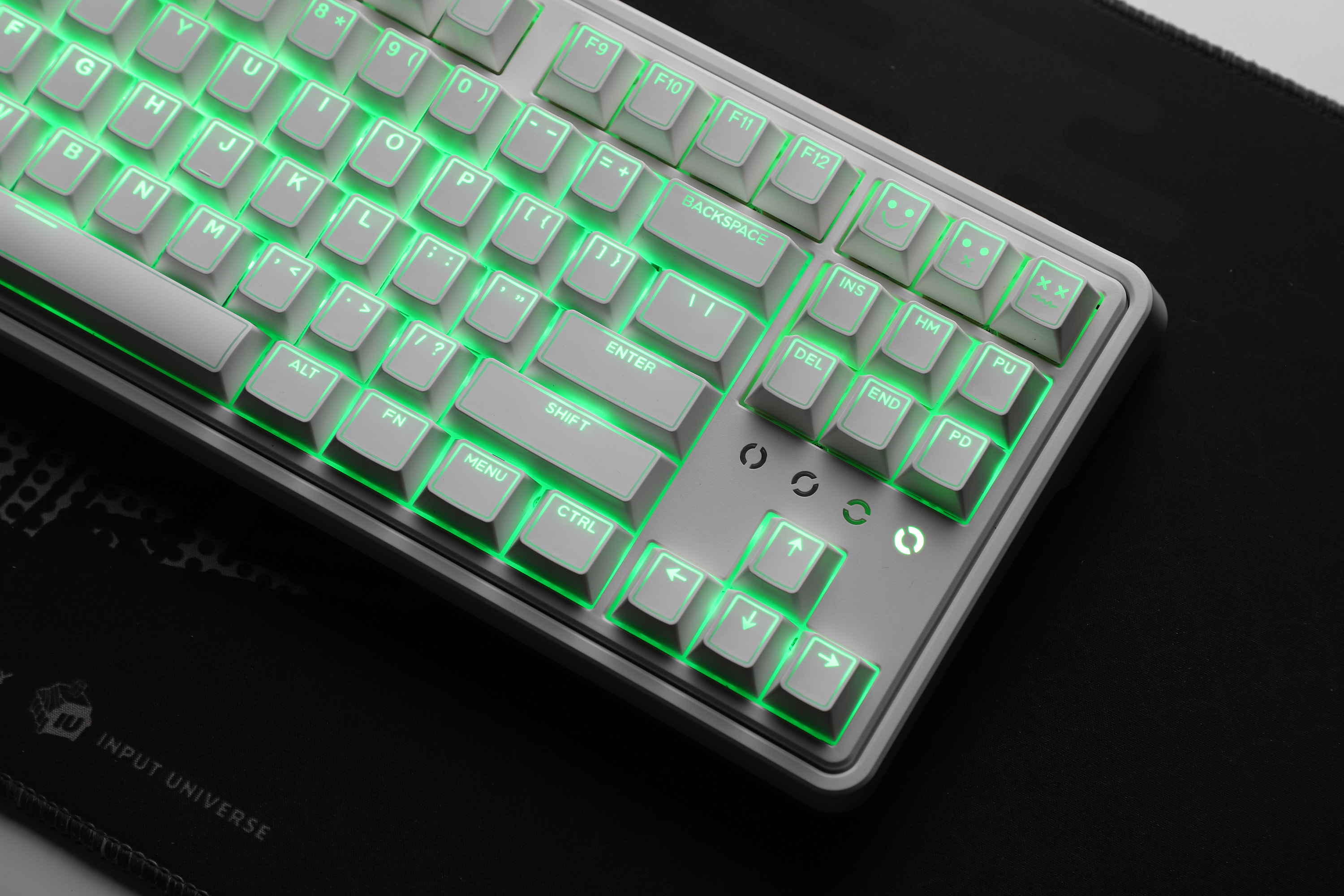 TECSEE Cherry Profile 142Keys  PBT Black/White Keycaps for Mx Hot Swap Switches Mechanical Keyboard