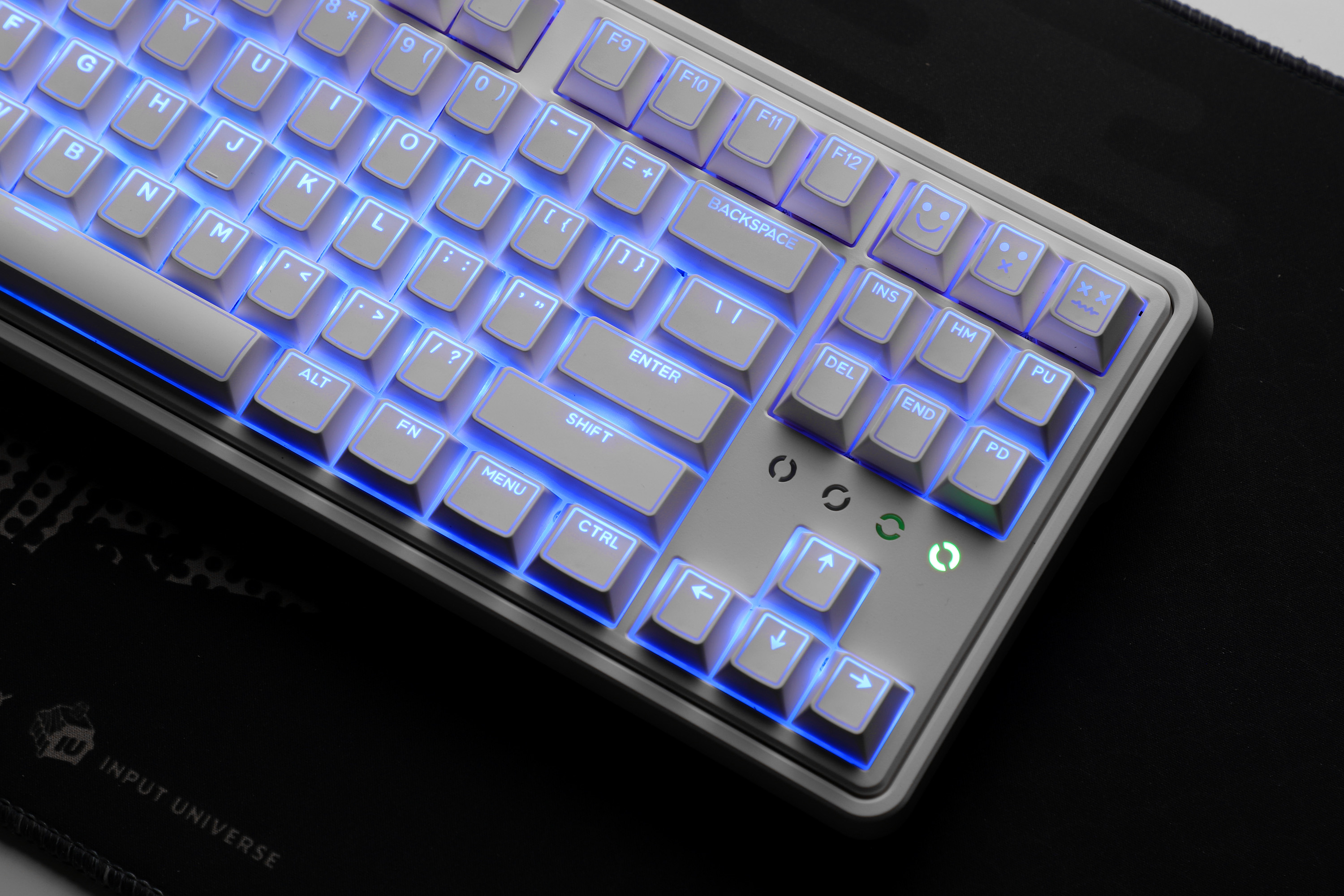 TECSEE Cherry Profile 142Keys  PBT Black/White Keycaps for Mx Hot Swap Switches Mechanical Keyboard