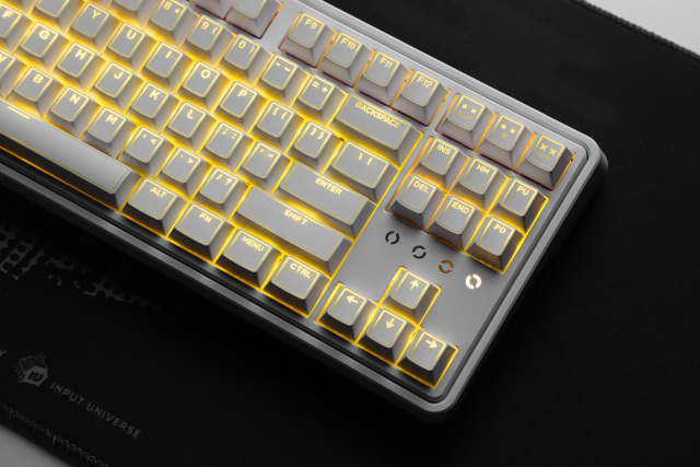 TECSEE Cherry Profile 142Keys  PBT Black/White Keycaps for Mx Hot Swap Switches Mechanical Keyboard