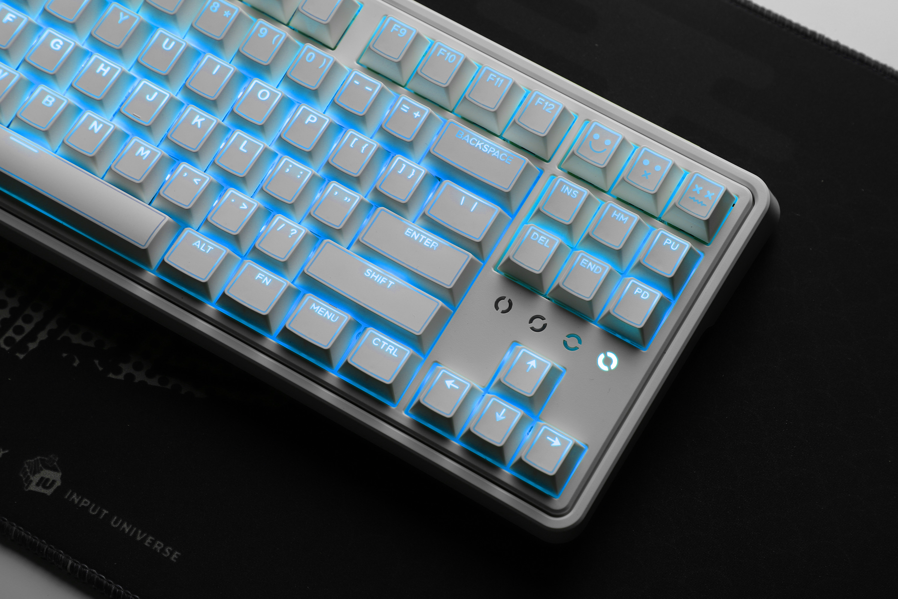 TECSEE Cherry Profile 142Keys  PBT Black/White Keycaps for Mx Hot Swap Switches Mechanical Keyboard