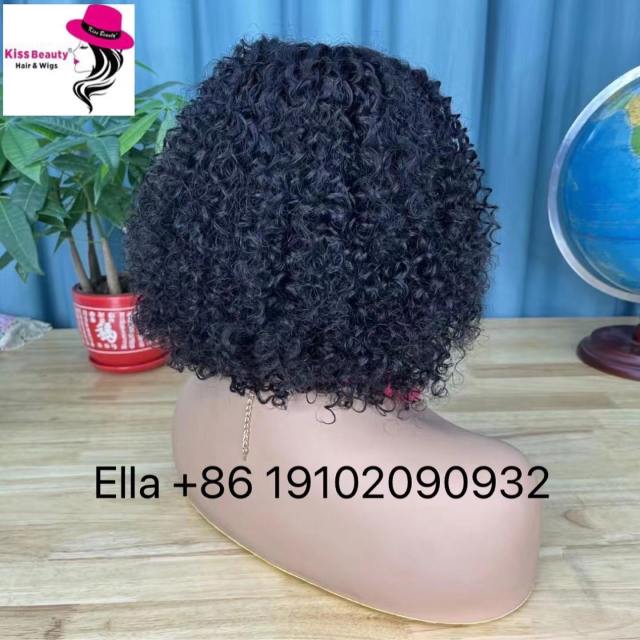 KissBeauty T part Wig Natural Color   water wavy  Hair Wigs Lace Front  Human Hair Wigs