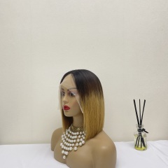 KissBeauty T part Wig all Color Straight  Hair Wigs Lace Front  Human Hair Wigs