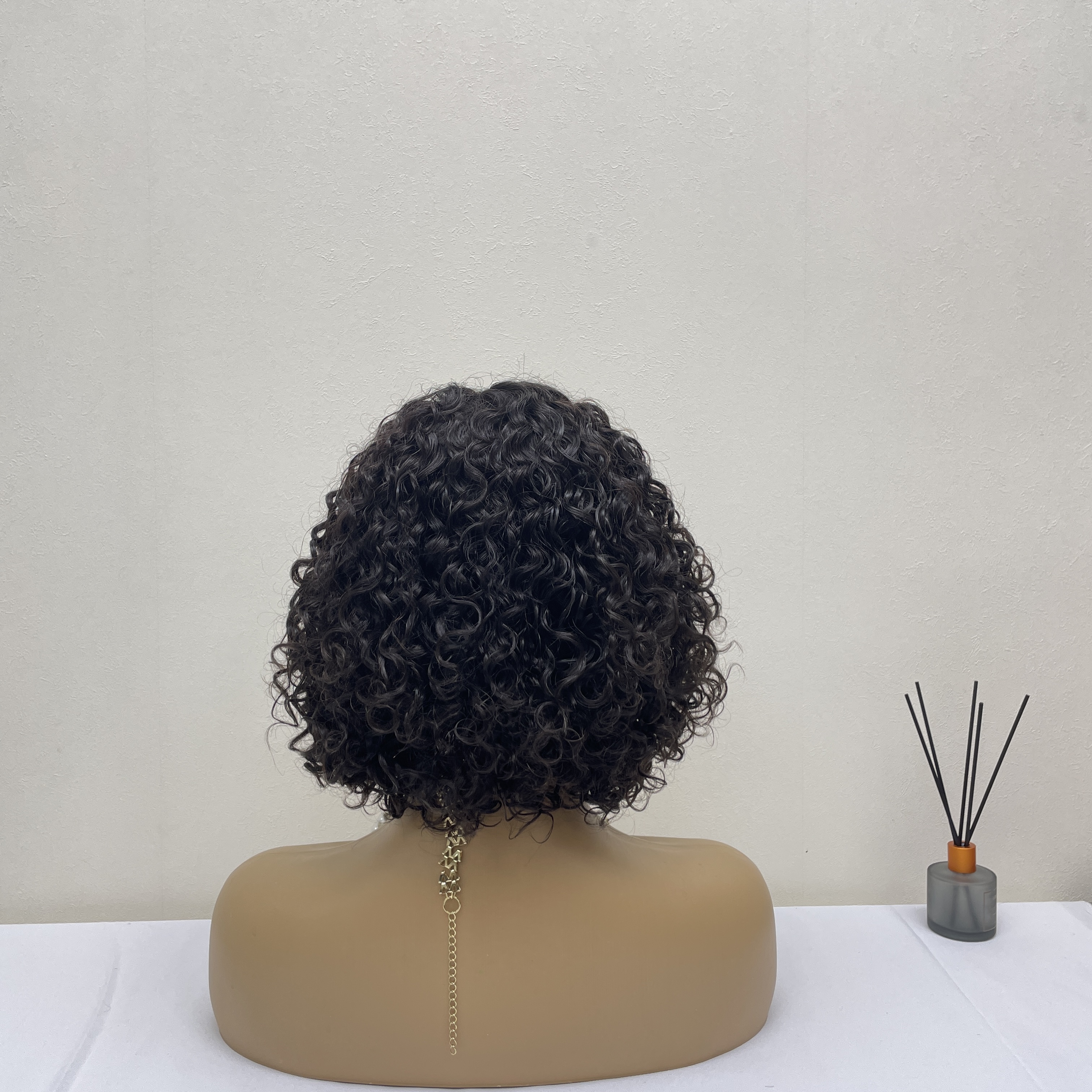 KissBeauty C- part Wig Natural Color  water wave  Hair Wigs Lace Front  Human Hair Wigs